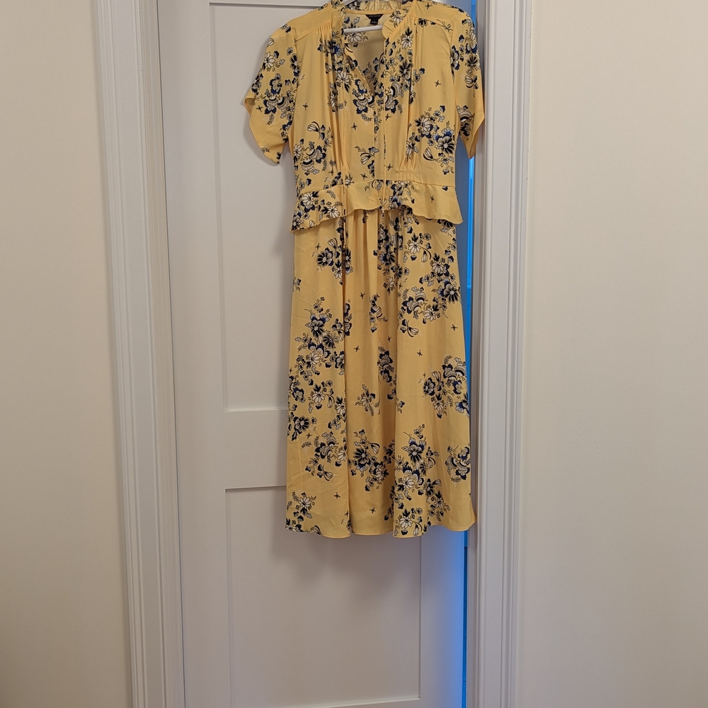 Yellow Floral Dress